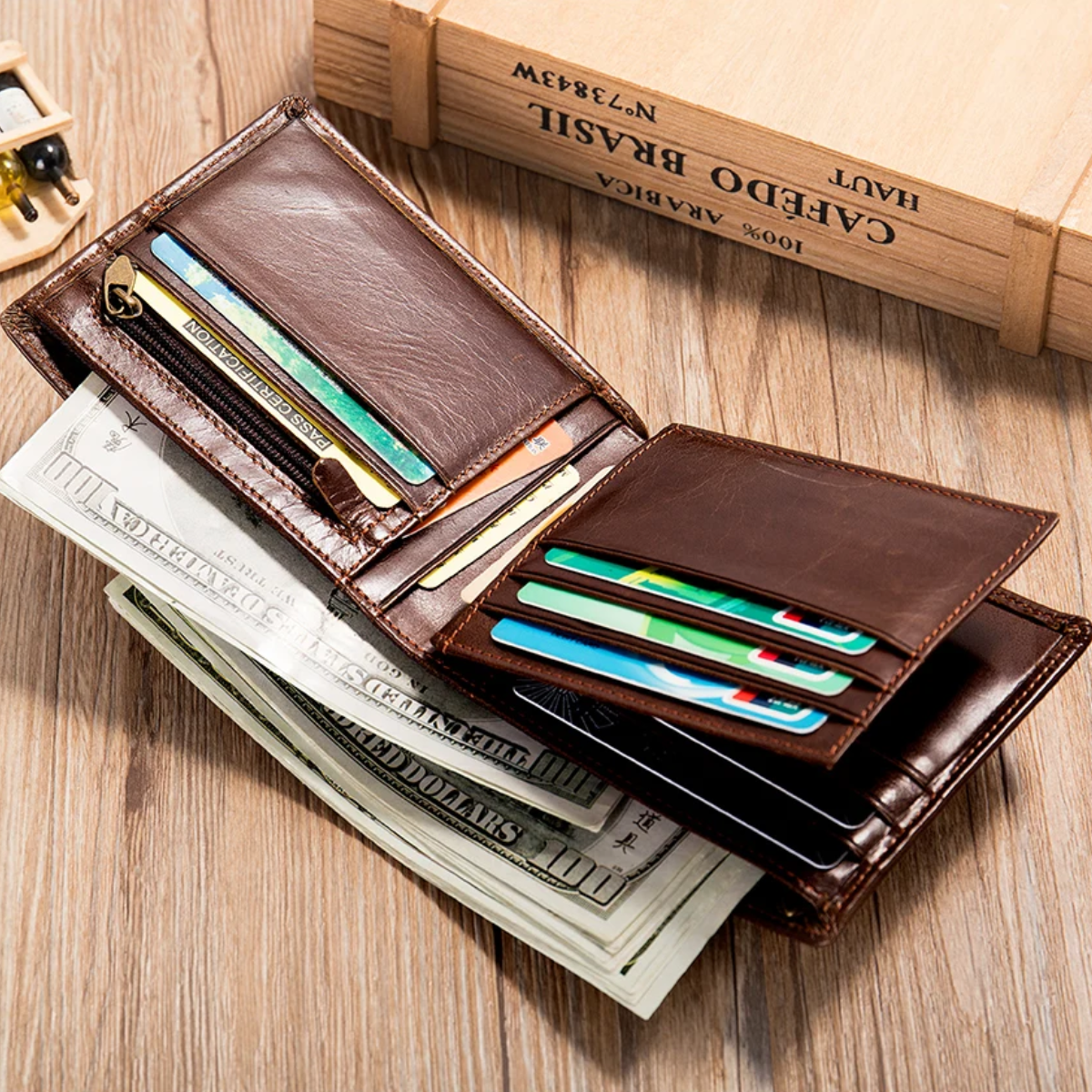 Handcrafted Leather Wallet for Men - Limited Edition