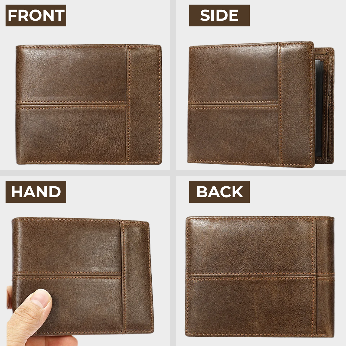 Handcrafted Leather Wallet for Men - Limited Edition