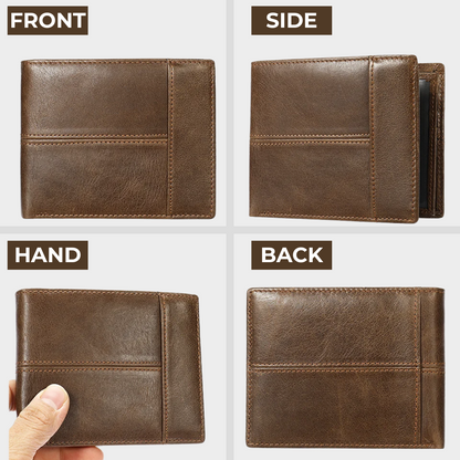 Handcrafted Leather Wallet for Men - Limited Edition